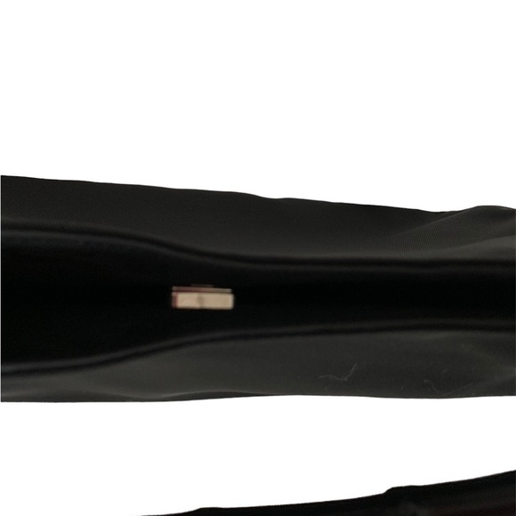 GUCCI Bamboo One Handle Nylon Shoulder Bag, Black - Pre Owned Condition - Picture 10 of 13